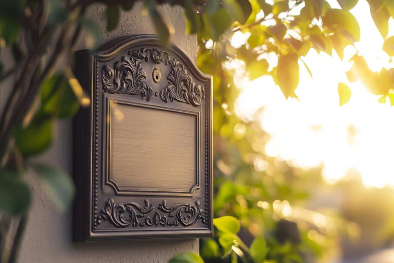 plaque boite aux lettres sur mesure